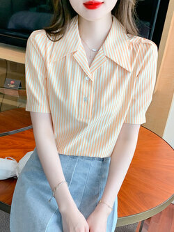 เสื้อเชิ้ตผู้หญิงแขนยาว เสื้อเชิ้ตผู้หญิงใส่ทํางาน 390 บาทต่อชิ้น ฟรีค่าจัดส่ง