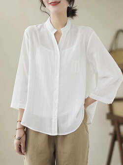 เสื้อลินินไซส์ใหญ่ เสื้อผ้าไซส์ใหญ่ เสื้อผ้าสาวอวบสวยๆ พลัสไซส์ ไซต์อก 38-48 นิ้ว