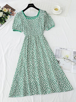 เดรสชีฟอง เดรสลายดอกไม้ Fairy House