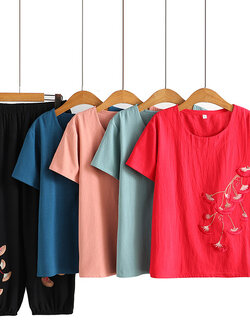 เสื้อลินินสไตล์ผู้ใหญ่ เสื้อคุณแม่ เสื้อผู้ใหญ่ แบรนด์ LININ