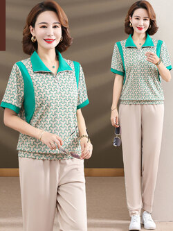 เสื้อผ้าคุณแม่วัย 60 เสื้อคนแก่ผู้หญิงวัย60