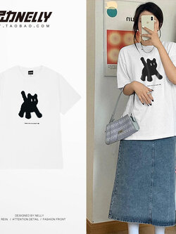 เสื้อยืดคอกลม ผู้ชาย เสื้อยืดผู้ชายเกาหลี เสื้อยืดเกาหลี แบรนด์ NELLY