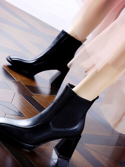 รองเท้าบูทแฟชั่นหญิง มีขนาดให้สั่งซื้อ 35 36 37 38 39 40