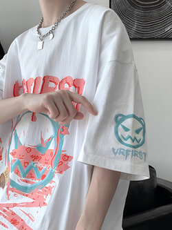 เสื้อยืดผู้ชายอ้วน S-5XL(อกเสื้อ39-51นิ้ว)