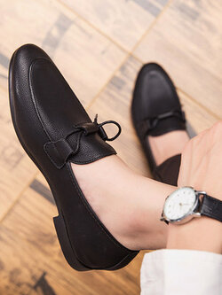 รองเท้าโลฟเฟอร์ชาย รองเท้าผู้ชาย รองเท้าแฟชั่นชาย รองเท้าหนังผู้ชาย Men Loafer Slip-On Shoes