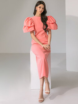 ชุดเดรสยาวสวยๆ ชุดเดรสยาวใส่สบาย ใส่ทำงาน