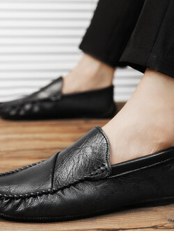รองเท้าหนังผู้ชาย มีไซส์39-44 รองเท้าโลฟเฟอร์ชาย Slip-On Shoes