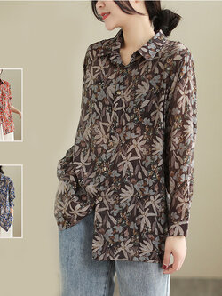 เสื้อลินิน เสื้อผ้าฝ้ายลินิน เสื้อเชิ้ตผ้าลินิน