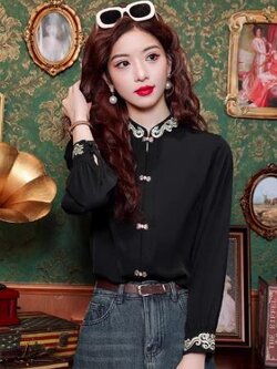 เสื้อสีดำสุภาพ เรียบหรู ดูดี เหมาะกับทุกโอกาส | เสื้อผู้หญิงสุภาพ