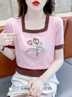 เสื้อผ้าวัยรุ่นเกาหลี เสื้อยืดวัยรุ่นผู้หญิง มีขนาด S M L XL