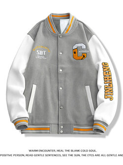 เสื้อแจ็คเก็ตเบสบอล เสื้อคลุม เสื้อแขนยาวสไตล์เกาหลี