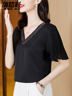 เสื้อชีฟอง เสื้อแฟชั่นสุภาพสตรีวัยผู้ใหญ่ มีไซต์ อก34นิ้ว-43นิ้ว