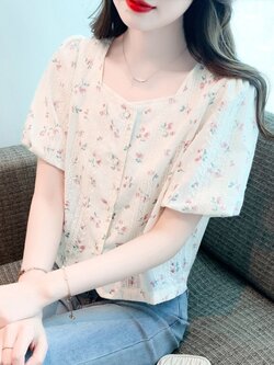 เสื้อเชิ้ตผู้หญิงแขนยาว เสื้อเชิ้ตผู้หญิงใส่ทํางาน 390 บาทต่อชิ้น ฟรีค่าจัดส่ง