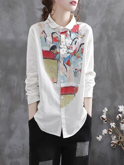 เสื้อลินิน เสื้อผ้าฝ้ายลินิน เสื้อเชิ้ตผ้าลินิน