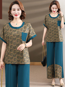 เสื้อผ้าคุณแม่วัย 60 เสื้อคนแก่ผู้หญิงวัย60