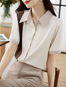 เสื้อเชิ้ตผู้หญิงแขนยาว เสื้อเชิ้ตผู้หญิงใส่ทํางาน 390 บาทต่อชิ้น ฟรีค่าจัดส่ง