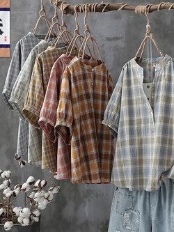 เสื้อเชิ้ตผ้าฝ้ายลินิน ขายเสื้อเชิ้ต ผ้าลินิน เสื้อเชิ้ตผ้าฝ้ายผู้หญิง