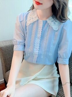 เสื้อชีฟองเกาหลี เสื้อชีฟองสวยๆ