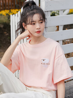 เสื้อผ้าวัยรุ่นเกาหลี เสื้อยืดวัยรุ่นผู้หญิง มีขนาด S M L XL