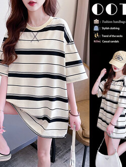 เสื้อยืดคนอ้วนแบบโอเวอร์ไซส์แบบ ulzzang fashion สนใจทักแชท