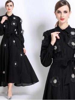 เดรสสีดำสุภาพ เรียบหรู ดูดี เหมาะกับทุกโอกาส | เดรสผู้หญิงแฟชั่นสุภาพ