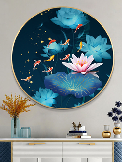 ชุดปักครอสติช รูปปลามงคล สอบถามขนาดและสั่งซื้อได้ที่ LINE