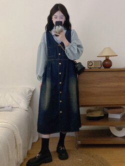 เดรสสาวอวบ มีไซส์ L-4XLอกเสื้อ 38-47 นิ้ว ใส่ได้ทั้งสาวหุ่นดีน่ารักจนถึงสาวอวบพลัสไซส์ จัดส่งฟรี! ทักแชทสั่งซื้อ