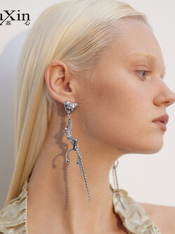 ตุ้มหู ต่างหู ต่างหูผู้หญิง By SuXin