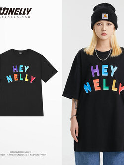 เสื้อยืดคอกลม ผู้ชาย เสื้อยืดผู้ชายเกาหลี เสื้อยืดเกาหลี แบรนด์ NELLY