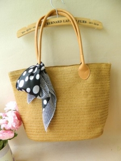 กระเป๋าสานสไตล์ญี่ปุ่น