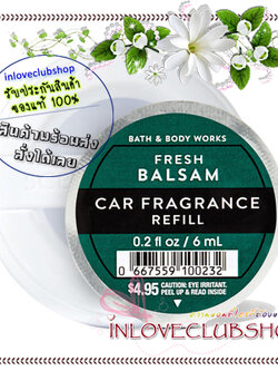 Bath & Body Works - Slatkin & Co / Scentportable Refill 6 ml. (Fresh Balsam)