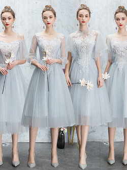 ชุดเพื่อนเจ้าสาวสีฟ้า ชุดเพื่อนเจ้าสาว ชุดไปงานแต่งงาน