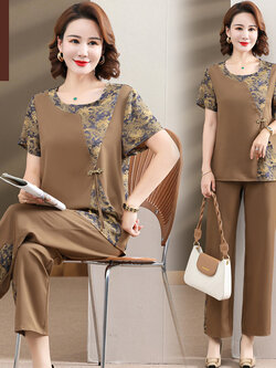 เสื้อผ้าคุณแม่วัย 60 เสื้อคนแก่ผู้หญิงวัย60