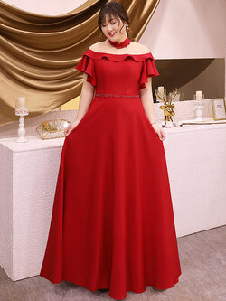 ชุดราตรีคนอ้วน ชุดราตรีไซส์ใหญ่ สาวอวบ ชุดราตรีสาวอวบ ชุดออกงานสาวอวบ ชุดออกงานคนอ้วน