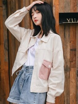 แจ็กเก็ตวัยรุ่น เสื้อคลุมแจ็คเก็ตผู้หญิง เสื้อแจ็คเก็ตกันหนาว