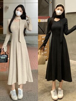 เดรสสาวอวบ มีไซส์ L-4XLอกเสื้อ 38-47 นิ้ว ใส่ได้ทั้งสาวหุ่นดีน่ารักจนถึงสาวอวบพลัสไซส์ จัดส่งฟรี! ทักแชทสั่งซื้อ