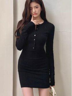 เดรสสีดำสุภาพ เรียบหรู ดูดี เหมาะกับทุกโอกาส | เดรสผู้หญิงแฟชั่นสุภาพ