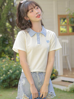 เสื้อผ้าวัยรุ่นเกาหลี เสื้อยืดวัยรุ่นผู้หญิง มีขนาด S M L XL