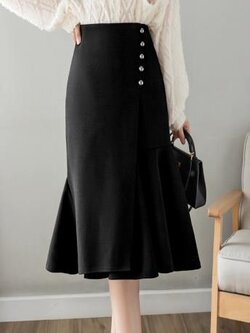 เดรสสีดำสุภาพ เรียบหรู ดูดี เหมาะกับทุกโอกาส | เดรสผู้หญิงแฟชั่นสุภาพ