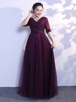 ชุดราตรีคนอ้วน ชุดราตรีไซส์ใหญ่ สาวอวบ ชุดราตรีสาวอวบ ชุดออกงานสาวอวบ ชุดออกงานคนอ้วน