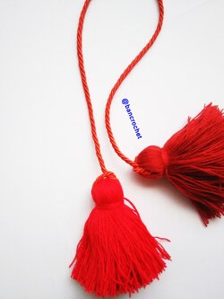 Bancrochet พู่ห้อยกระเป๋า/ที่ห้อยกระเป๋าแฮนด์เมด Tassels keychain hanging for bags หลากสี 4 นิ้ว