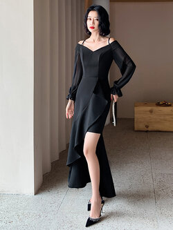 ชุดราตรี ชุดราตรีสวยหรู แบบ ทันสมัย Evening dress