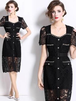 เดรสสีดำสุภาพ เรียบหรู ดูดี เหมาะกับทุกโอกาส | เดรสผู้หญิงแฟชั่นสุภาพ