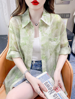 เสื้อเชิ้ตผู้หญิงใส่ทํางาน 390 บาทต่อชิ้น ฟรีค่าจัดส่ง