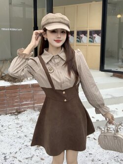 เดรสสาวอวบ มีไซส์ L-4XLอกเสื้อ 38-47 นิ้ว ใส่ได้ทั้งสาวหุ่นดีน่ารักจนถึงสาวอวบพลัสไซส์ จัดส่งฟรี! ทักแชทสั่งซื้อ