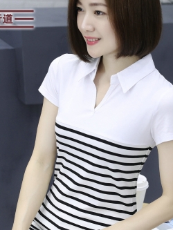 เสื้อยืดแฟชั่น Spring new Korean wave sleeve t-shirt