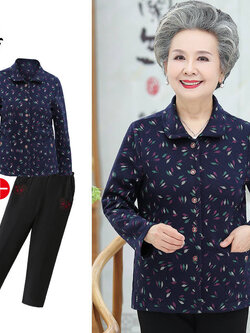 เสื้อคุณยาย เสื้อผู้วัยอายุ60-70ปี เสื้ออาม่า เสื้อผู้สูงอายุ