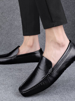 รองเท้าหนังผู้ชาย มีไซส์39-44 รองเท้าโลฟเฟอร์ชาย Slip-On Shoes