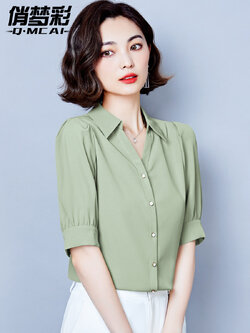 เสื้อชีฟอง เสื้อแฟชั่นสุภาพสตรีวัยผู้ใหญ่ มีไซต์ อก34นิ้ว-43นิ้ว