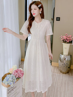 ชุดเดรสสั้น ชุดเดรสสั้นลายดอก ชุดเดรสสั้นวัยรุ่น By Meiyi women's clothing